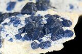 Deep Blue Fluorite on Matrix - China #46161-1